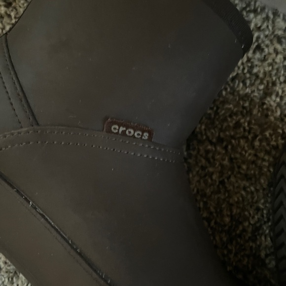 CROCS Dark Brown Rain Boots - Picture 5 of 8